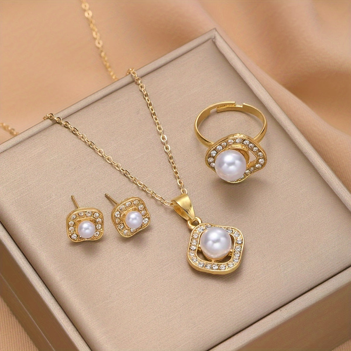 Conjunto de Joias Estela 4 Peças