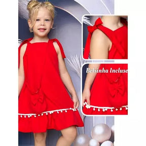 Vestido Infantil Menina Princesa Luxo – Lançamento Moda Festa