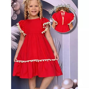 Vestido Infantil Menina Princesa Luxo – Lançamento Moda Festa