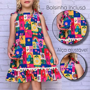 Vestido Infantil Menina Princesa Luxo – Lançamento Moda Festa