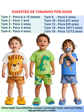 Conjunto Infantil Divertido - Aventura e Conforto