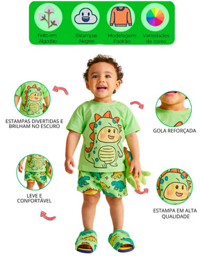 Conjunto Infantil Divertido - Aventura e Conforto