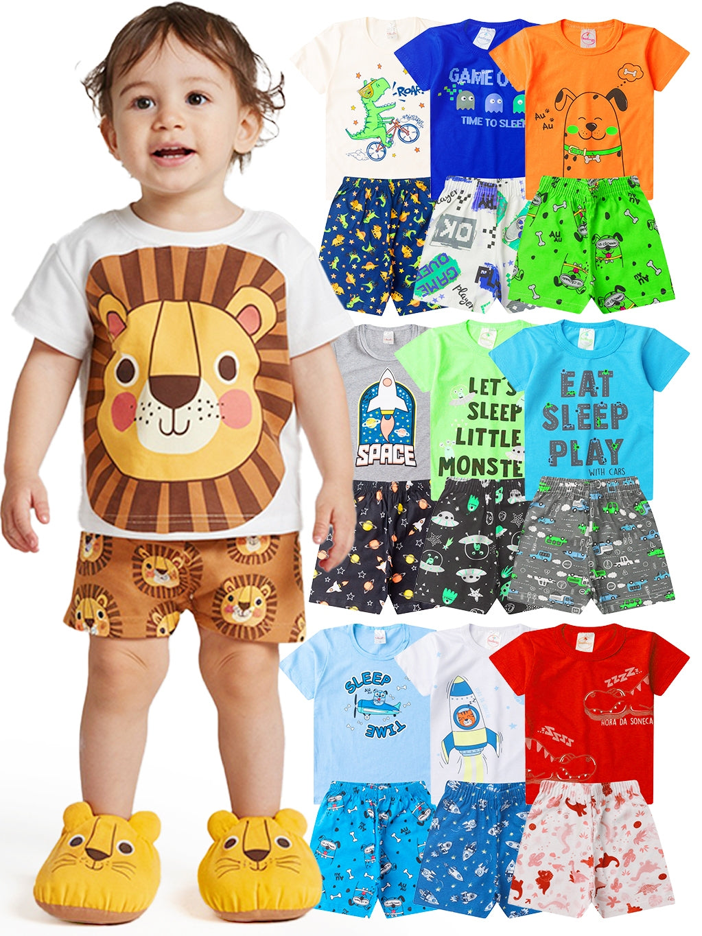 Conjunto Infantil Divertido - Aventura e Conforto