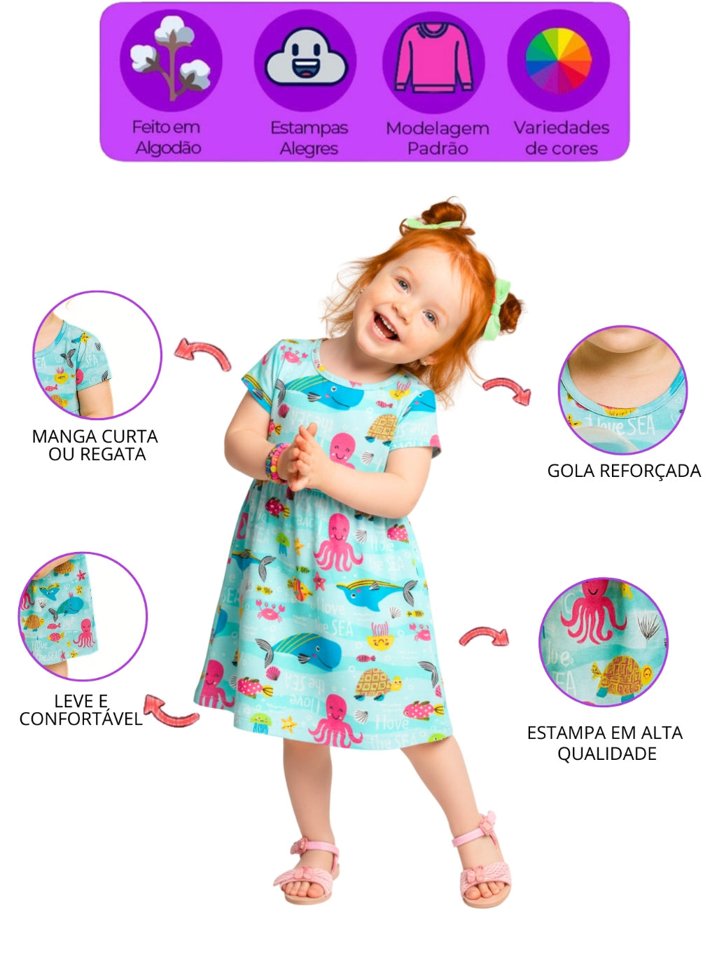 Vestido Sereia Encantada